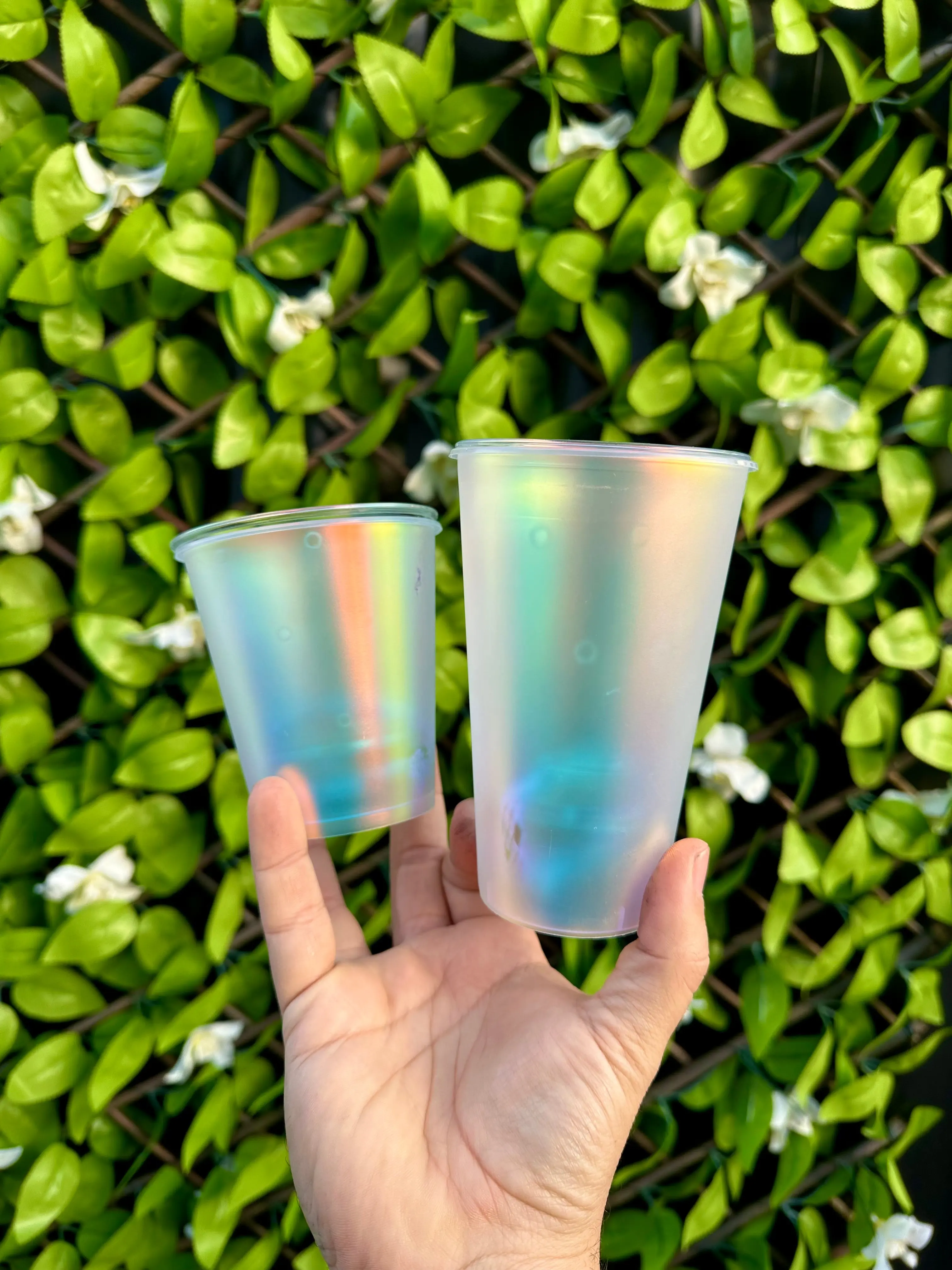 Frost Iridescent Self-Watering Garden Pots, Home Improvement Flower Planters for Indoor Outdoor Use