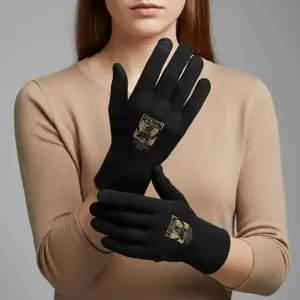 Warrior Samurai Print Knit Gloves for Outdoor Winter Activities and Casual Wear  Perfect for Adults  Ideal Birthday Christmas New Year Gift for Men and Women  Durable Comfortable Warm Gloves for Hiking  Sports  Driving  and Daily Use