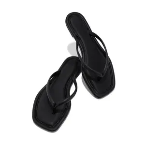 Slip Into Sunshine Thong Sandals - Black