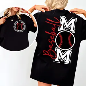Baseball Mom T-shirt, Proud Baseball Mom T-shirt, Baseball Game Day Mom, Sports Mom Gift, Baseball Fan Mom Gift