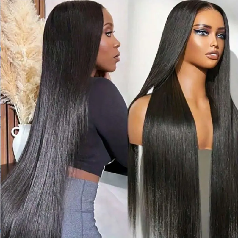 [Only $94.99=26inch] 26inch Lace Front Wigs Human Hair 13x4 Straight Human Hair Wig Hair Pre Plucked with Baby Hair for Women Straight 13x4 HD Lace Frontal wigs