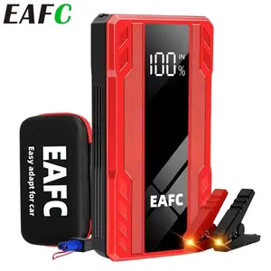 EAFC 1000A Multifunction Car jumpstarter Power Portable PowerBank 12VAuto Emergency Start Battery Starting Device Booster with LED Light Supports Gasoline vehicles not exceeding 3.0L