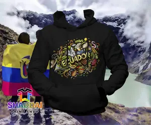 Ecuador Black Hoodie
