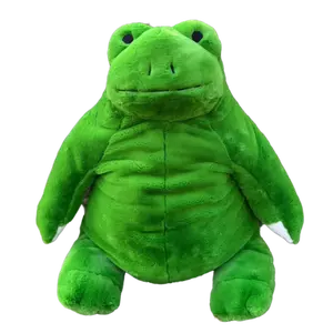 Gronskog by Skoggy, Plush Frog Stuffed Animal Toy - Cuddly Pillow for Kids and Adults