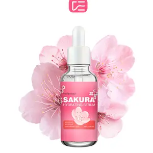 Veérenae Sakura Hydrating Serum, Non-Greasy Hydrating Serum, Plumping Long-Lasting Moisture, Smooth Texture, Ideal for Dry Skin, All Skin Types
