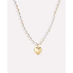 Heart Necklace - Lev Pearl Necklace