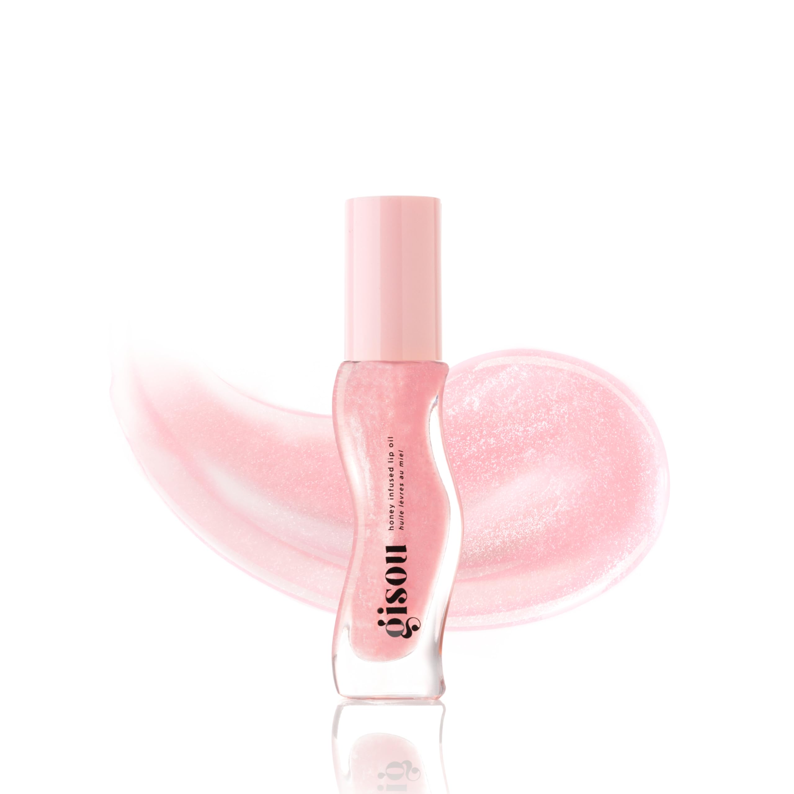 Gisou Infused Lip Oil – Hydrating & Glossy Lip Oil with Jojoba Seed Oil, Non-Sticky Shine, Contain Fresh Honey, Watermelon Sugar, Strawberry Sorbet, Mango Passion Punch, 0.27 Fl Oz