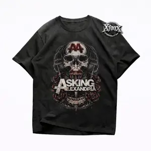 Asking Alexandria Skull Roses T-Shirt – The Final Episode Band Merch - Hoodie