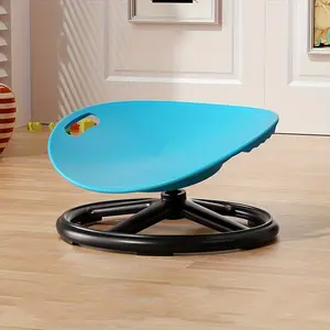 This chair features a swivel design, an oval eggshell shape, a non-slip metal base, and a sturdy plastic frame. It is ideal for training centers, sports stadiums, and home environments.