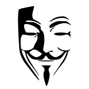 V for Vendetta Anonymous, Decal Sticker