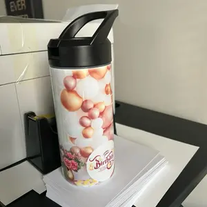 Personalized Water Bottles Mug Washable Coffee Tumbler Drinkware Reusable Portable Cup