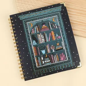Cross-border new spot Reading Planner for Book Lovers Hardcover Spiral Notebook Spiral Bound Planner