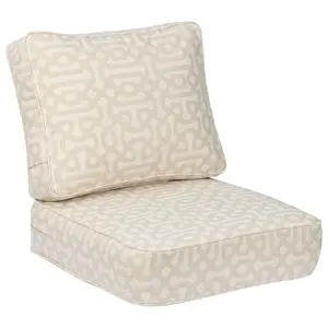 Aoodor 24x24x6 Inch Sunbrella Outdoor Patio Chair Cushions Set, Weather-Resistant Sunbrella Fabric Outdoor Cushion with Individual Pocket Springs for Patio Chair, Sofa, and Couch