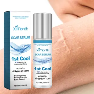 Ximonth Glaze Body Scar Repair Essence 50ml/1.69oz - Lightens Stretch Marks & Post-operative Scars with Allantoin Aloe Vera & Witch Hazel Extracts Safe Plant Ingredients