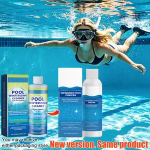 Pool Clarifier for Swimming Pools – Fast-Acting Pool Water Clarifier & Cleaner for Above Ground and Inground Pools – Helps Remove Cloudy Water, Suspended Particles & Impurities – Long-Lasting Pool Water Treatment, 100ml