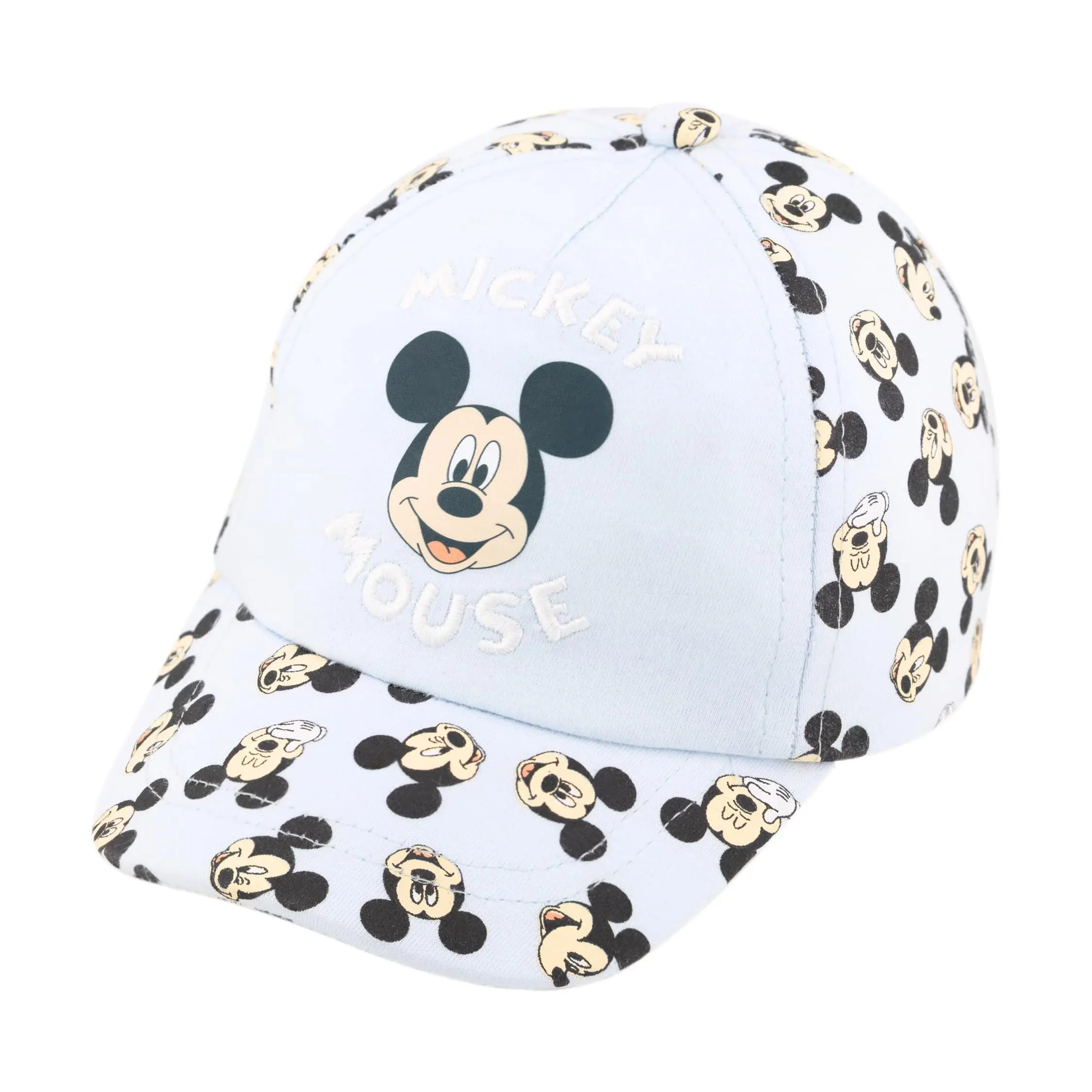 Disney Cartoon Mickey Mouse Unisex Hat and Glasses Set - Red, Blue Playful Fashion Clothing Accessory for Parties, Casual All-Day Use, Lightweight, Photos, Role Play, Theme Parks, All Seasons