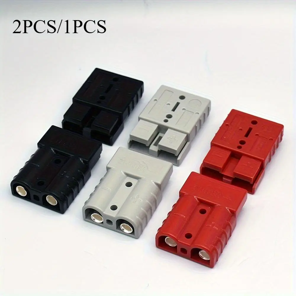 2PCS/1PCS 50A Anderson Plug Electric Forklift Battery Connector - Durable Reliable Connectors - Quick & Easy Installation!