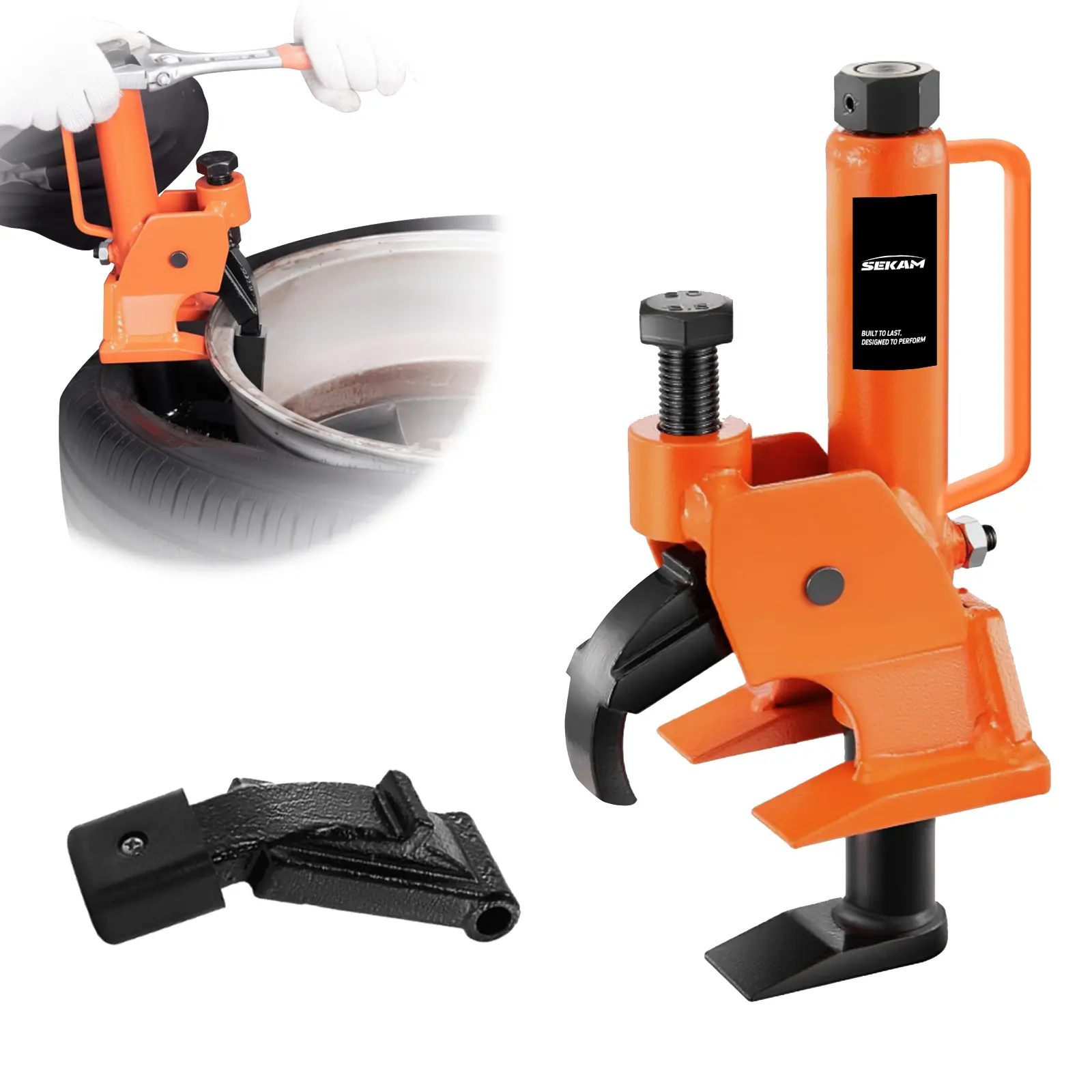 Sekam Heavy Duty Manual Tire Bead Breaker for 38"-42" Tires Easy-Operated Tool for Cars, Trucks, Tractors & More, Tire Removal Tool, Tire Changing Equipment