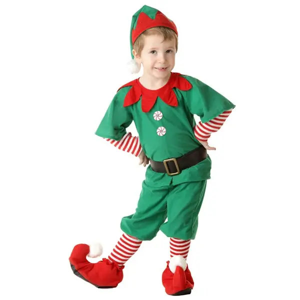 Toddler Happy Christmas Elf Costume