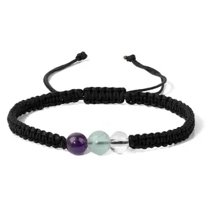 12 Constellation Braided Bracelets Natural Stone Round Beaded Bracelet Universe Galaxy Solar System Energy Weaving Men Women fashion trendy bracelet jewelry
