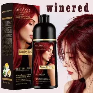 SpringGlow 3-in-1 Hair Dye Shampoo RedGlow Instant Hair Color Shampoo GlowUp Herbal Hair Dye Shampoo PureSpring Grey Cover Shampoo