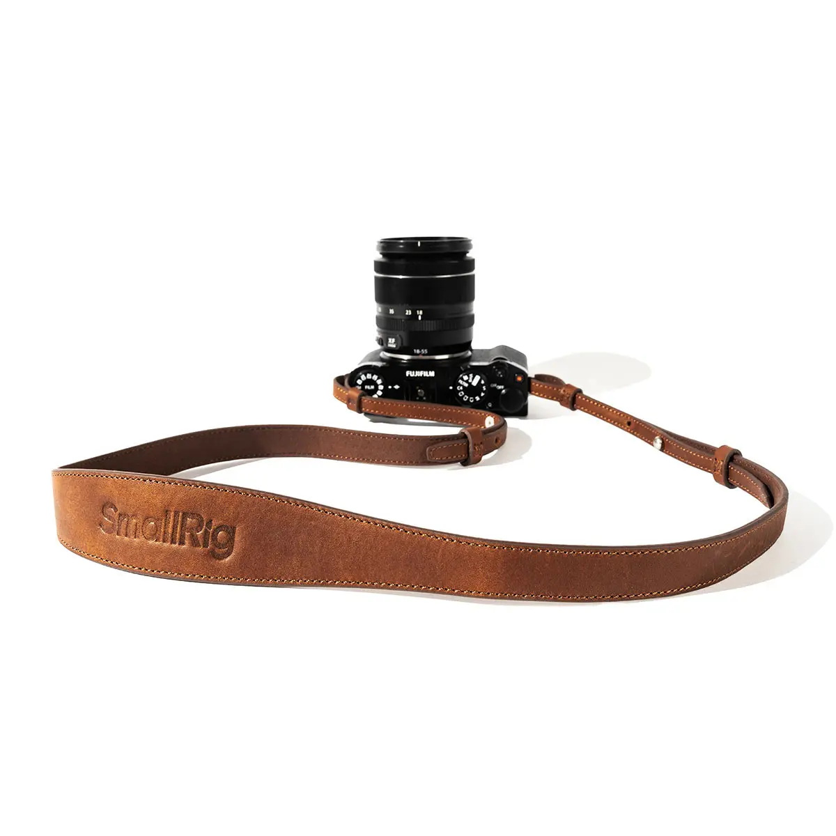 SmallRig Universal Leather Camera Shoulder Strap, Brown