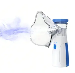 1PCS Portable Smart Humidifier with Auto-Cleaning & Dual Modes, Rechargeable Handheld Humidifier for Respiratory Care at Home/Travel, Adult & Kid-Friendly Design (No Include Battery)