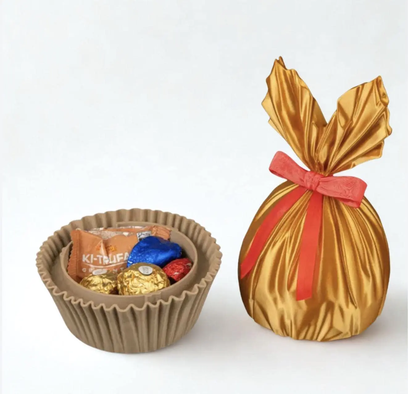 Easter Candy Basket, Kitchen Gift Container for Home Improvement & Kitchen Fixtures Storage