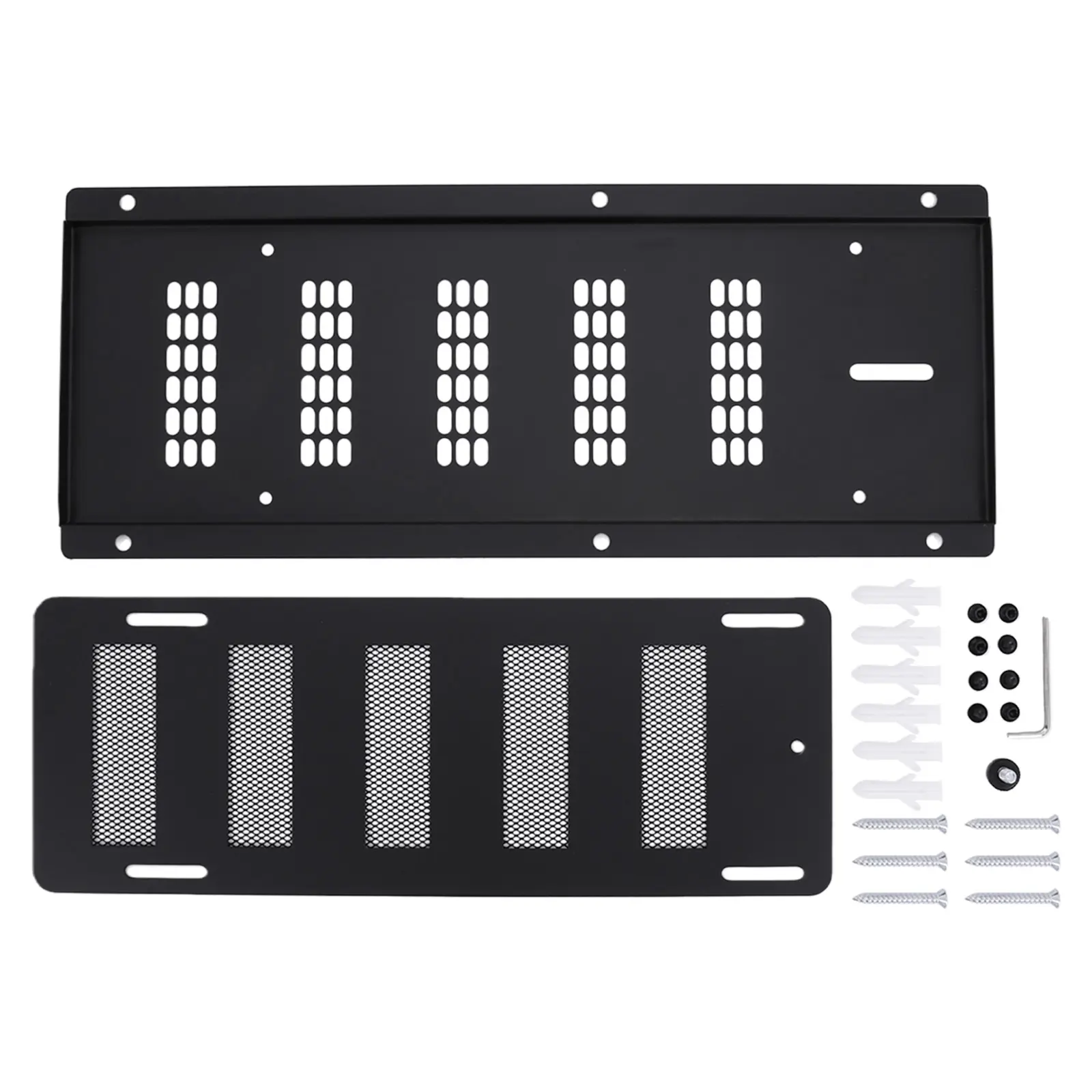 Outdoor Foundation Air Wall Vent with Damper & Screen, 1 x Ventilation Cover for Moisture Reduction, Suitable for Garage, Chicken Coop, Shed, Attic, RV Trailer, Basement Inlet/Outlet Ventilation Guard
