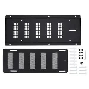 Outdoor Foundation Air Wall Vent with Damper & Screen To Reduce Moisture Inlet Outlet Ventilation Guard for RV Trailer Garage Basement Ventilation