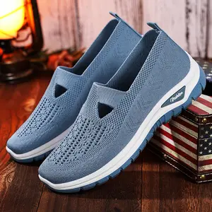 Women's shoes, versatile large-sized casual shoes, breathable single shoes, one-step cloth shoes flat feet