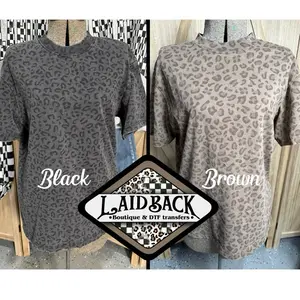 Leopard oversized tee