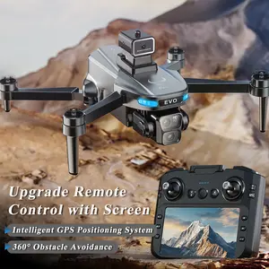 Drone With Brushless Motor, GPS Positioning, 4K Dual Cameras, Real-time Image Transmission, Obstacle Avoidance, Trajectory Flight, Surround Flight, One Key/Low Battery Return, Optical Flow Hovering, Headless Mode, Speed Control Mode