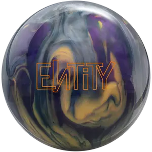 Ebonite Entity Pearl Bowling Ball - Smoke/Gold/Purple