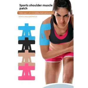 Ankle Protection Elastic Shoulder Support Tape Badminton Weightlifting Shoulder Muscle Tape Fixed Support Anti-Friction Sports Bandage Kinesiology Tape
