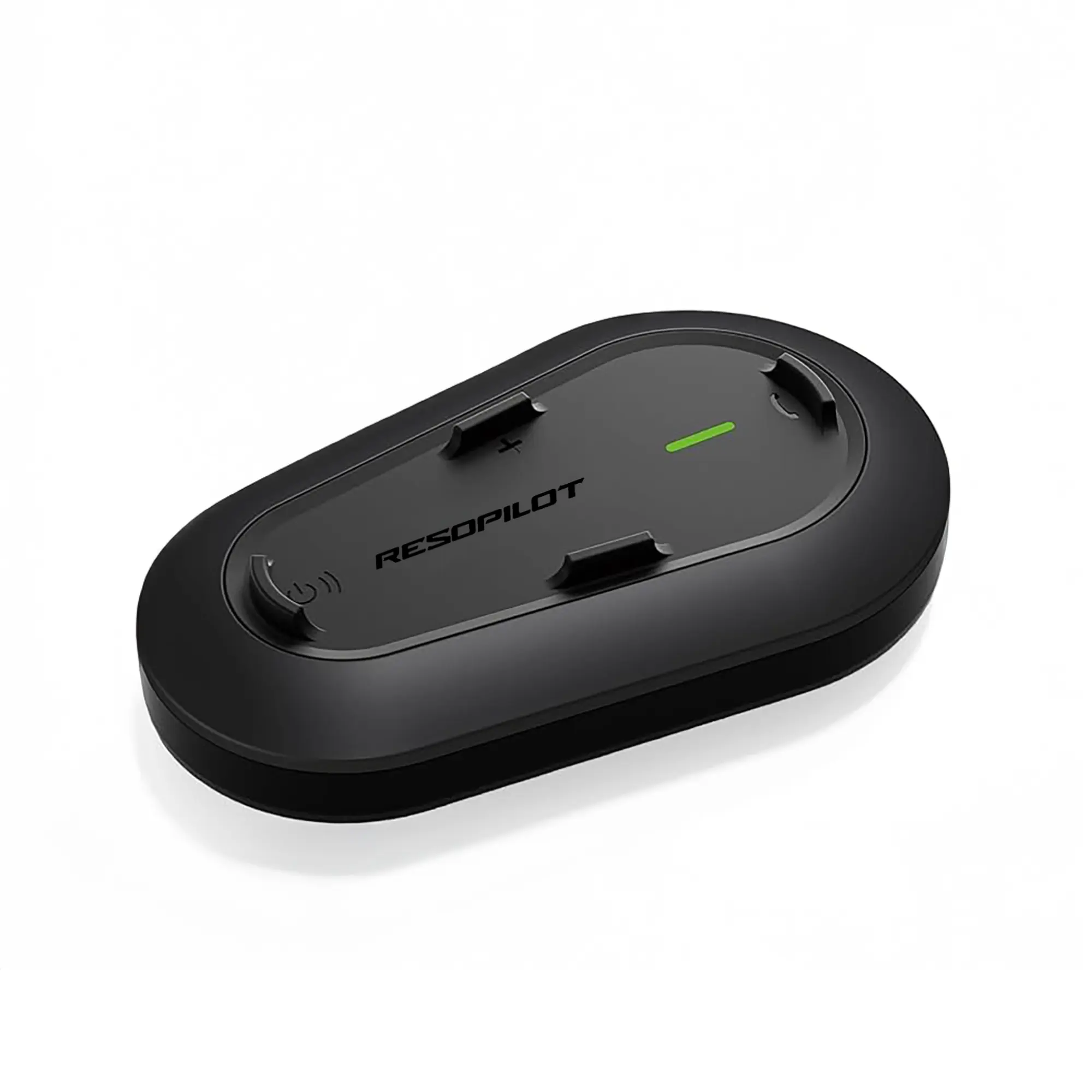 RESOPilot LITE Motorcycle Helmet Bluetooth Intercom, 8 Riders, 24H Battery FlowTalk HD, 3-Channel Bluetooth, 0.6 Miles Range, Action Camera Sync, AI Noise Reduction, IP67 Waterproof, Voice Control