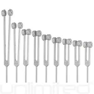 Luminanti Solfeggio Body Set of 9 Tuning Forks (Weighted)