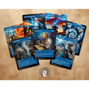 7+ Blue Staples | Proxies — Up to 36 Cards! Rhystic Study, Cyclonic Rift, Mana Drain, Force of Will, Fierce, Remora, Oracle, Mystical Tutor