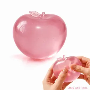 Apple Squishy,Slow Rising Stress Relief,2026 New Realistic Apple Shaped Squeezes Balls,Soft Cute Fruit Anxiety Relief Dough Decompression Gift