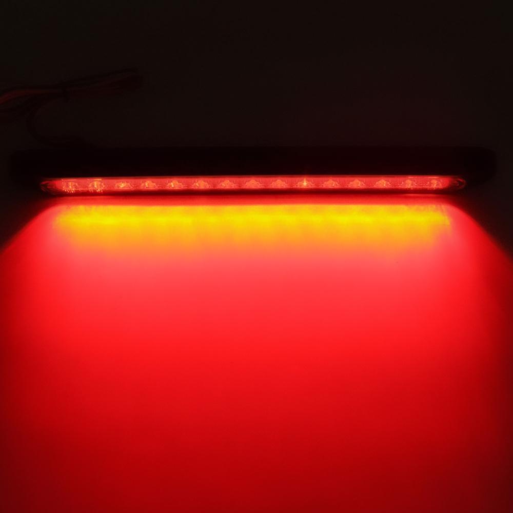 LED 12V Universal High Car Mount 3rd Third Brake Stop Rear Tail Light Red New