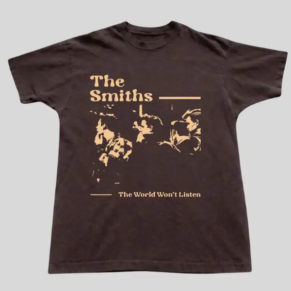 The Smiths Vintage 90s Graphic Tee, Retro Alternative Rock Band T-Shirt, Retro 2000s Fashion, Casual Streetwear