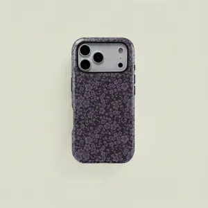 Floral Leaf Print Phone Case, Durable Two-In-One Protection,phone Case Suitable for Iphone 11/12/13/14/15/16/17 Pro Promax Plus Air and Samsung S22/S23/S24/S25 Plus Ultra Fe, Accessories, Shell