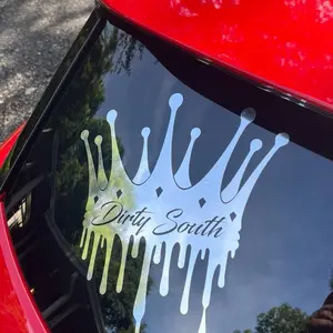 Dirty South Crown Decal!! Multiple sizes and colors!