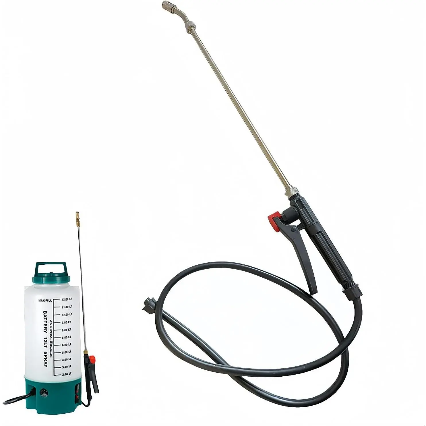 29 Inch Metal Sprayer Wand  Kit, Backpack Sprayer , Stainless Steel Sprayer Wand with Shut Off Valve