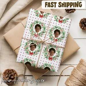 Team Beach Boy Christmas Wrapping Paper, Funny Holiday Gift Wrap, Cute Winter Gift Wrapping Paper, Conrad Christmas Gift Wrap For Him Her