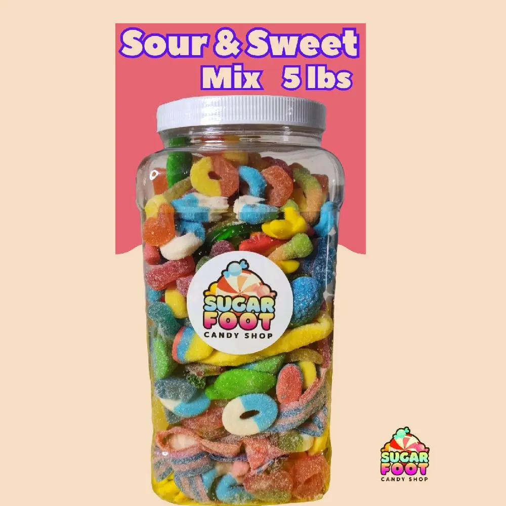 5 POUND Assorted Mix JAR , Assorted Flavors 5 POUND Assorted Mix JAR , Assorted Flavors