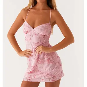 Women Sequin Sparkly Rhinestone Mini Dress Sleeveless Backless Deep V Neck Glitter Short Cami Dress Party Clubwear