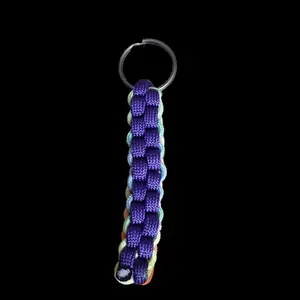 Box-braided Paracord Keychains