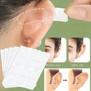 Elf Ear Lift Stickers, Invisible Design for Role-Playing and Face Shaping, Strong Support Transparent Adhesive V-Line Lift Patch