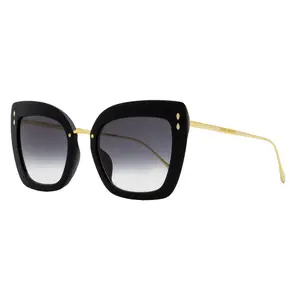 Isabel Marant Butterfly Sunglasses IM0083GS 2M29O Black/Gold 53mm